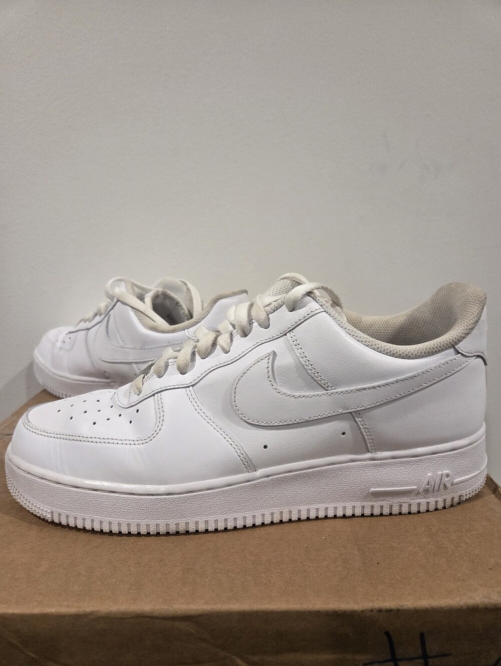Nike Air Force 1 '07 'Triple White' 2020 Men's Size 11.5